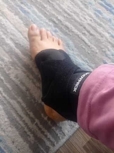 Bodyprox Ankle Support Brace. Breathable Neoprene Sleeve. Adjustable Wrap! (1 Pack) photo review
