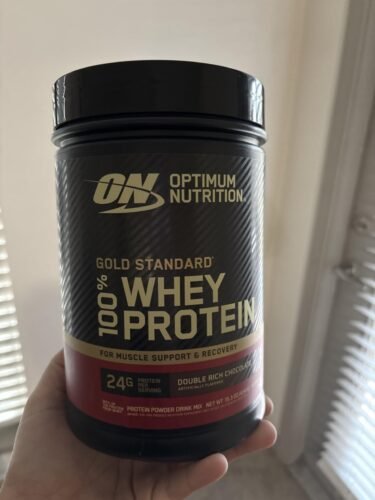 Optimum Nutrition Gold Standard 100% Whey Protein Powder. Chocolate Peanut Butter. 2 Pound (Packaging May Vary) photo review