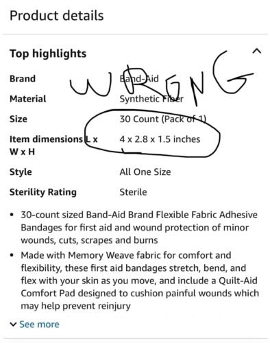 Band-Aid Brand Flexible Fabric Adhesive Bandages. Comfortable Flexible Protection & Wound Care of Minor Cuts & Scrapes. Quilt-Aid Technology to Cushion Painful Wounds. All One Size. 30 ct photo review
