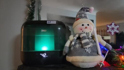 Dreo Smart Humidifiers for Bedroom. Top Fill 4L Supersized Humidifier Large Room with 28 dB. 36H Runtime. Touch/APP/Voice Control. Nightlight. Cool Mist Humidifiers for Baby. Plants. Indoor. Black photo review