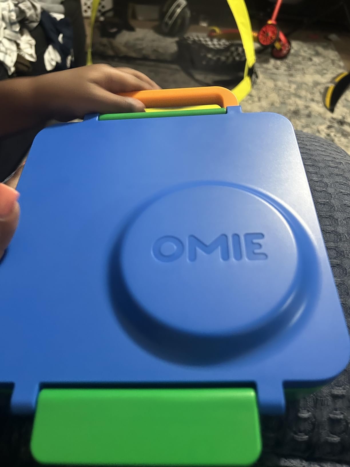 Omie OmieBox Bento Box for Kids - Insulated Lunch Box with Leak Proof Food Jar - 3 Compartments. 2 Temperature Zones - (Meadow) photo review