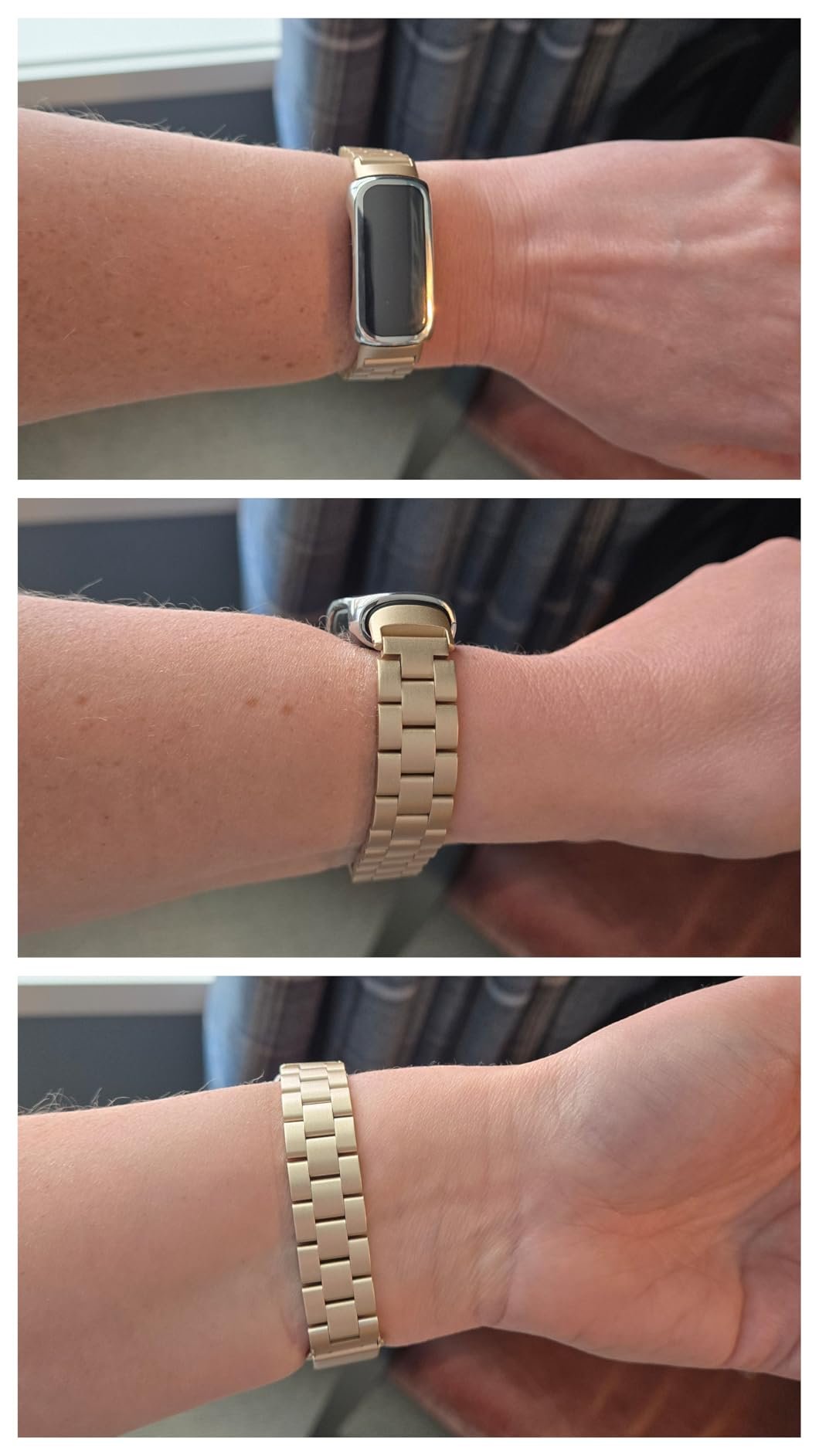 Fitbit Inspire 3 Health &-Fitness-Tracker with Stress Management. Workout Intensity. Sleep Tracking. 24/7 Heart Rate and more. Midnight Zen/Black One Size (S & L Bands Included) photo review