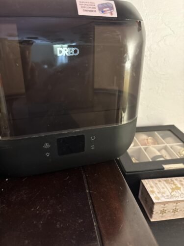 Dreo Smart Humidifiers for Bedroom. Top Fill 4L Supersized Humidifier Large Room with 28 dB. 36H Runtime. Touch/APP/Voice Control. Nightlight. Cool Mist Humidifiers for Baby. Plants. Indoor. Black photo review