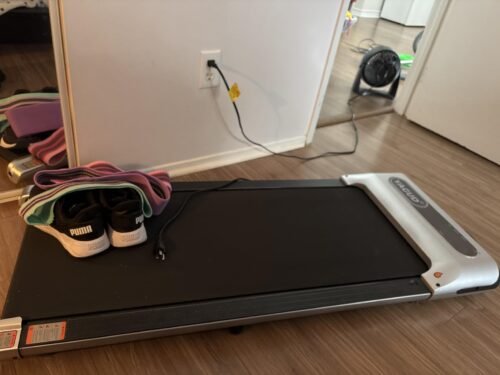 Under Desk Treadmill. Walking Pad for Home and Office. 2.5 HP Portable Walking Jogging Running Machine with Remote Control and LED Display photo review