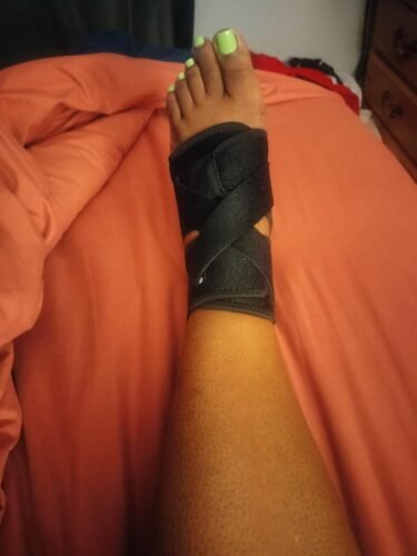 Bodyprox Ankle Support Brace. Breathable Neoprene Sleeve. Adjustable Wrap! (1 Pack) photo review