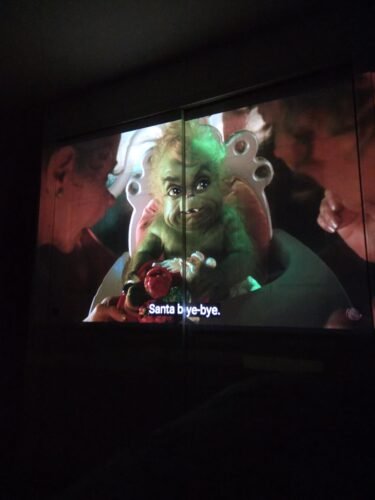 Official Licensed Google TV Smart Projector. HAPPRUN 4K UHD Home Theater with Dolby Sound. Wi-Fi & Bluetooth. Built-in Streaming Apps. Compatible with Games Consoles & Smartphone. Indoor & Outdoor Use photo review