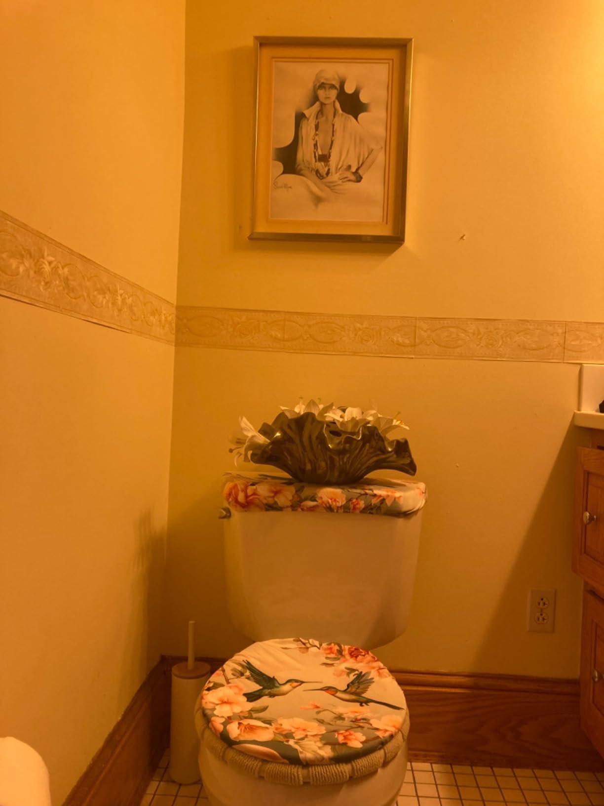 Legigo 5 Pack Thicker Bathroom Toilet Seat Cover Pads- Soft Warmer Toilet Seat Cushion Cover Stretchable Washable Fiber Cloth. Easy Installation Comfortable Toilet Lid Seat Cover(Pumpkin Modelling) photo review