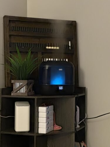 Dreo Smart Humidifiers for Bedroom. Top Fill 4L Supersized Humidifier Large Room with 28 dB. 36H Runtime. Touch/APP/Voice Control. Nightlight. Cool Mist Humidifiers for Baby. Plants. Indoor. Black photo review