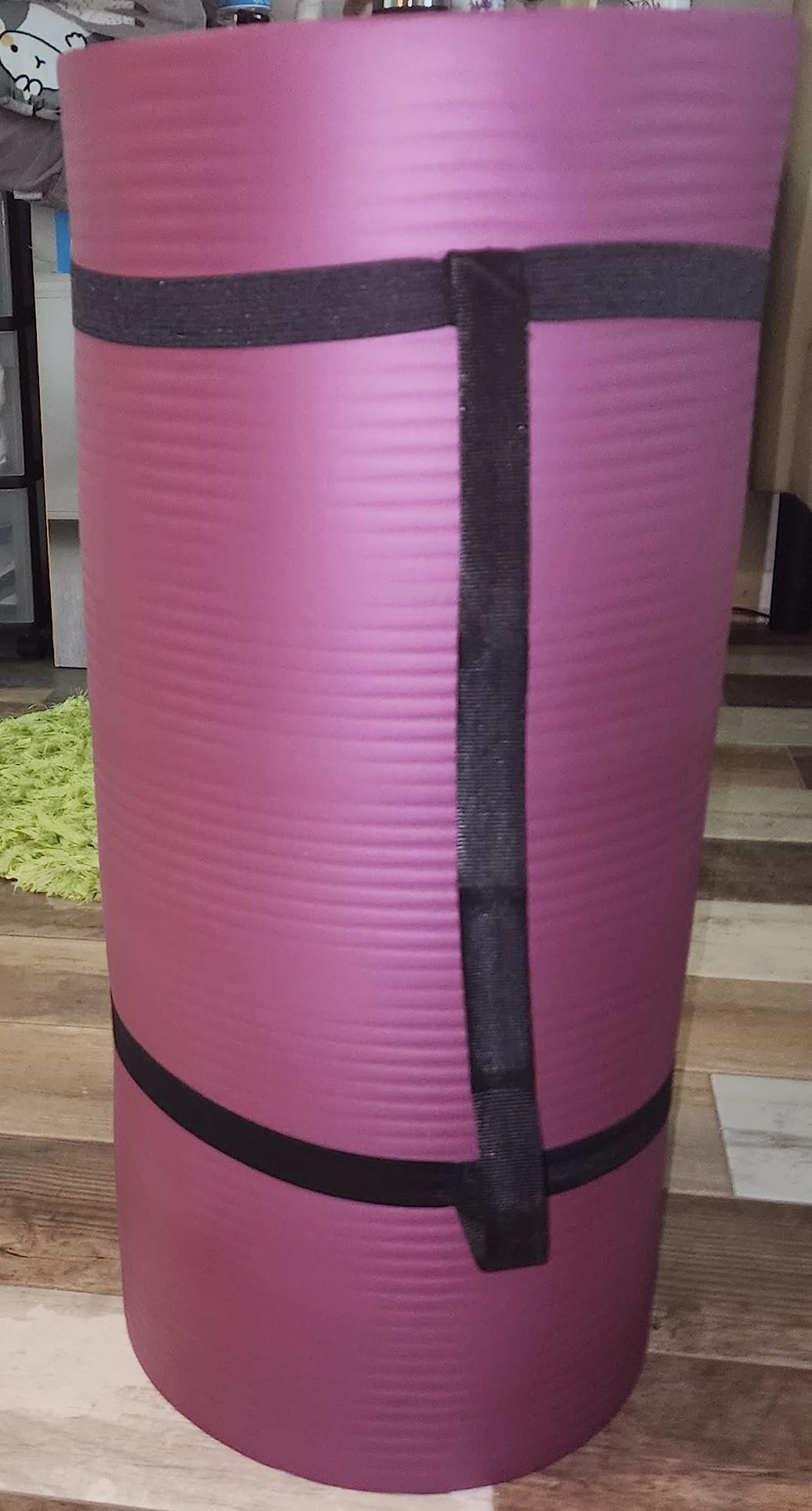 Retrospec Solana Yoga Mat 1 Thick w/Nylon Strap for Men & Women - Non Slip Exercise Mat for Home Yoga. Pilates. Stretching. Floor & Fitness Workouts photo review