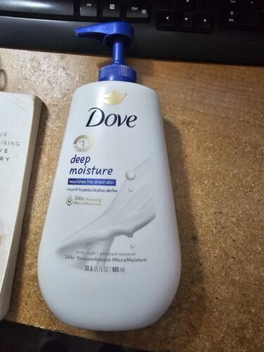 Dove Body Wash Deep Moisture for 24hr Lotion-Soft Skin Moisture Moisturizing Skin Cleanser with No Sulfates No Parabens 30.6 oz photo review