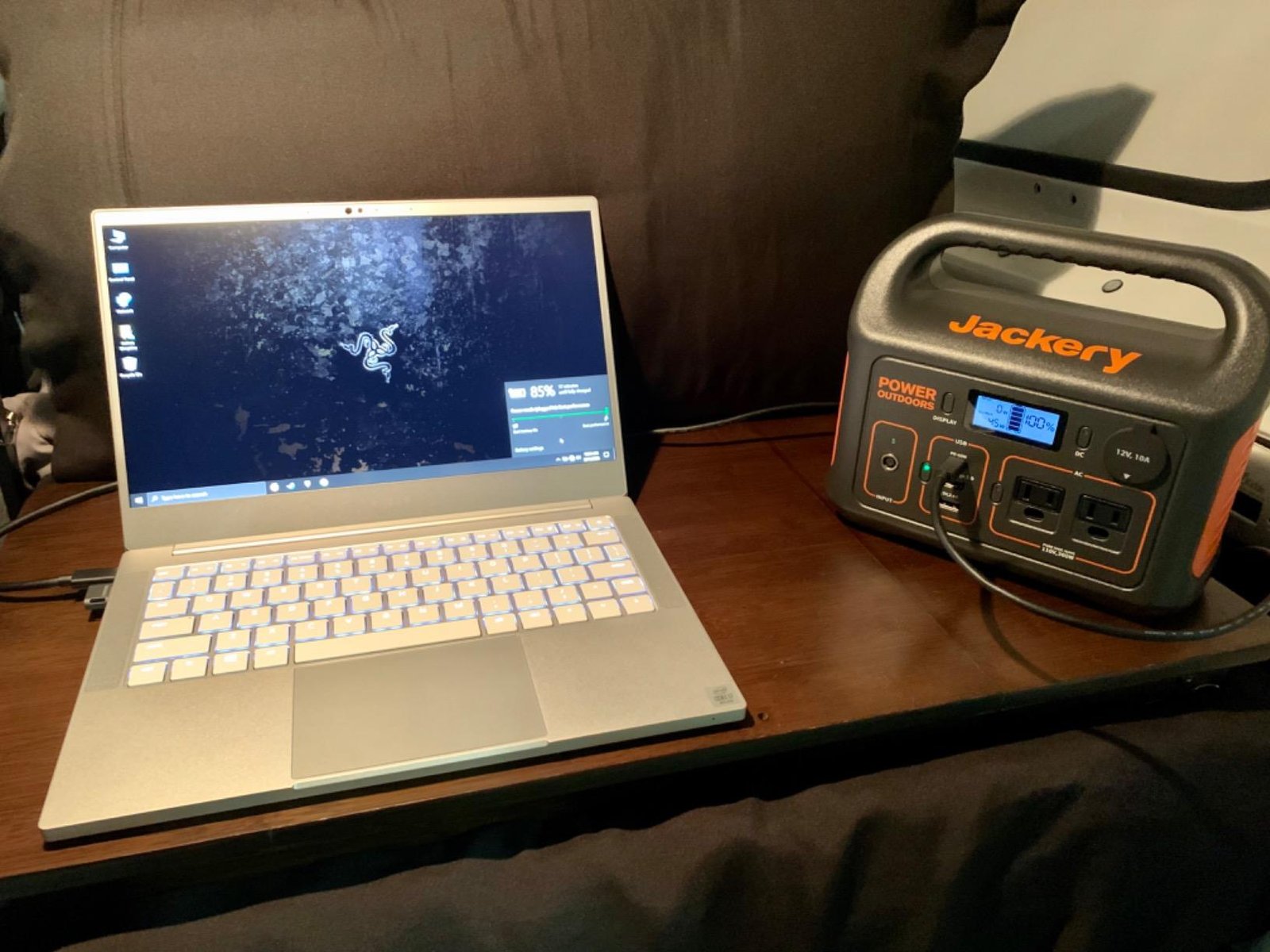 Jackery Portable Power Station Explorer 300. 293Wh Backup Lithium Battery. Solar Generator for Outdoors Camping Travel Hunting Blackout (Solar Panel Optional) photo review