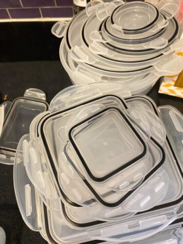 JSCARES 40 PCS Food Storage Containers with Lids Airtight (20 Lids &20 Containers) - Leakproof Meal-Prep Containers for Kitchen Storage Reusable Plastic Microwave/Dishwasher Safe with Labels & Pen photo review