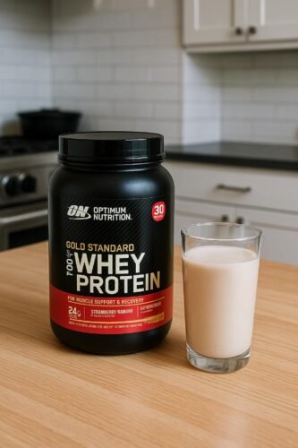 Optimum Nutrition Gold Standard 100% Whey Protein Powder. Chocolate Peanut Butter. 2 Pound (Packaging May Vary) photo review