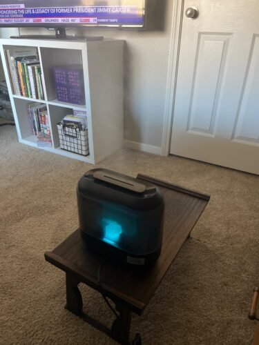 Dreo Smart Humidifiers for Bedroom. Top Fill 4L Supersized Humidifier Large Room with 28 dB. 36H Runtime. Touch/APP/Voice Control. Nightlight. Cool Mist Humidifiers for Baby. Plants. Indoor. Black photo review