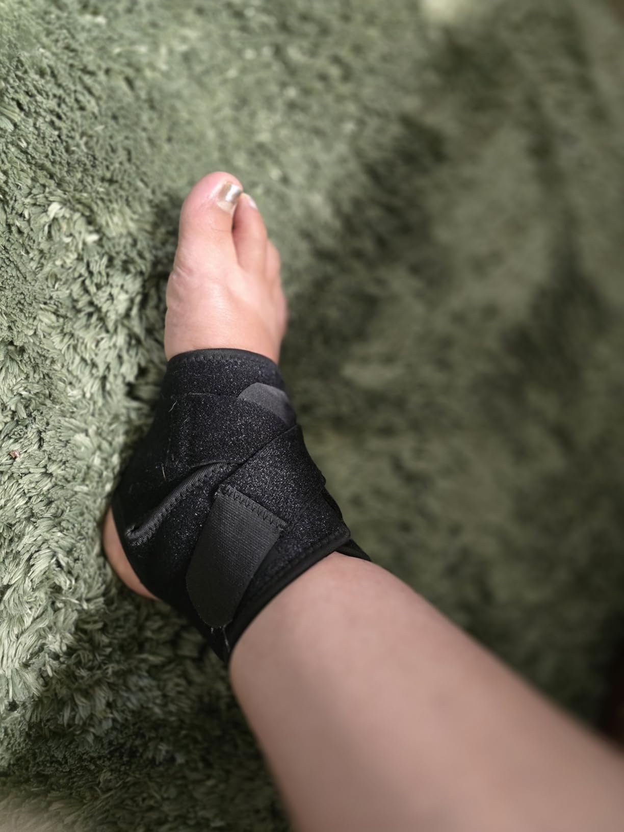 Bodyprox Ankle Support Brace. Breathable Neoprene Sleeve. Adjustable Wrap! (1 Pack) photo review