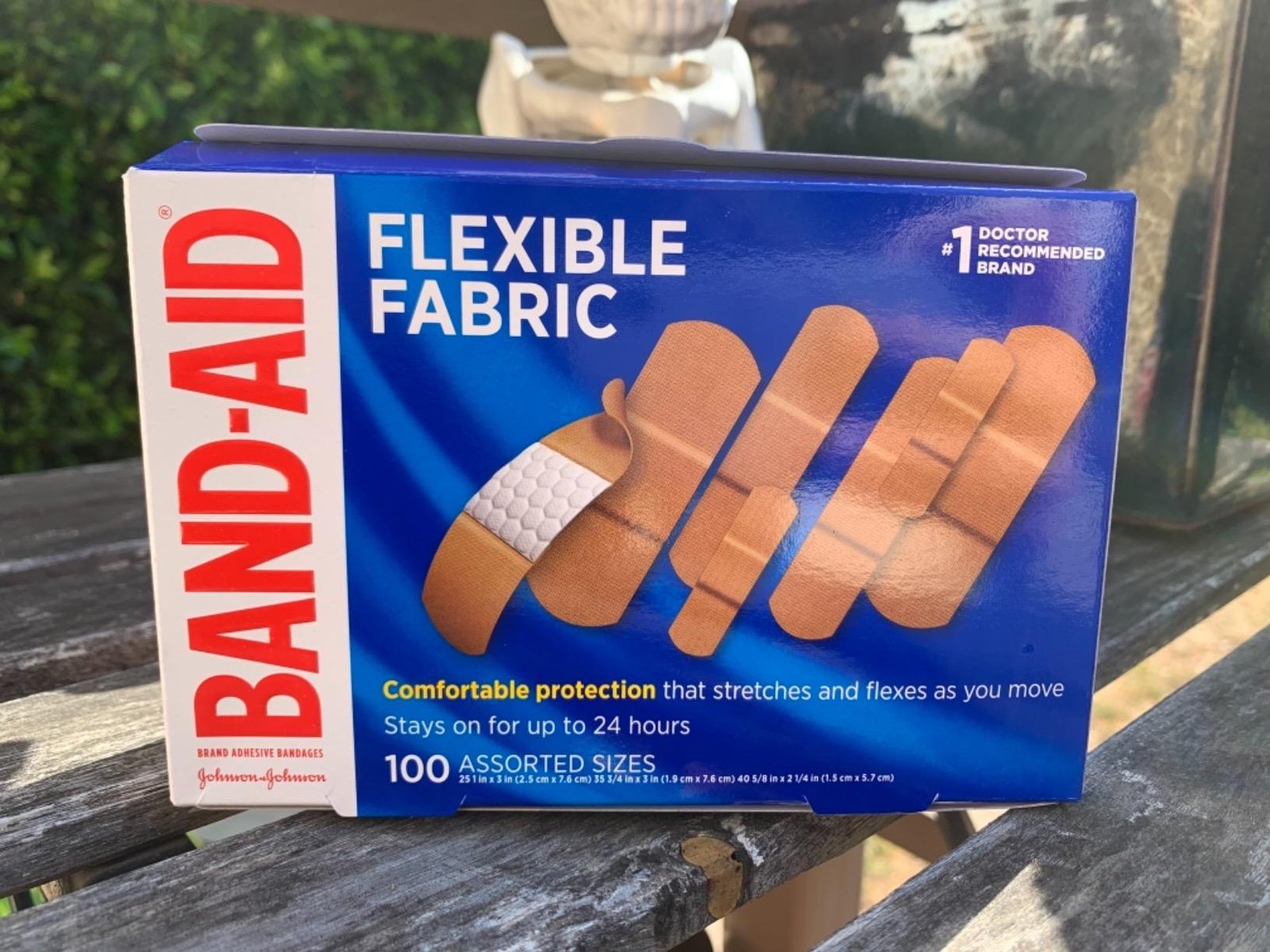 Band-Aid Brand Flexible Fabric Adhesive Bandages. Comfortable Flexible Protection & Wound Care of Minor Cuts & Scrapes. Quilt-Aid Technology to Cushion Painful Wounds. All One Size. 30 ct photo review