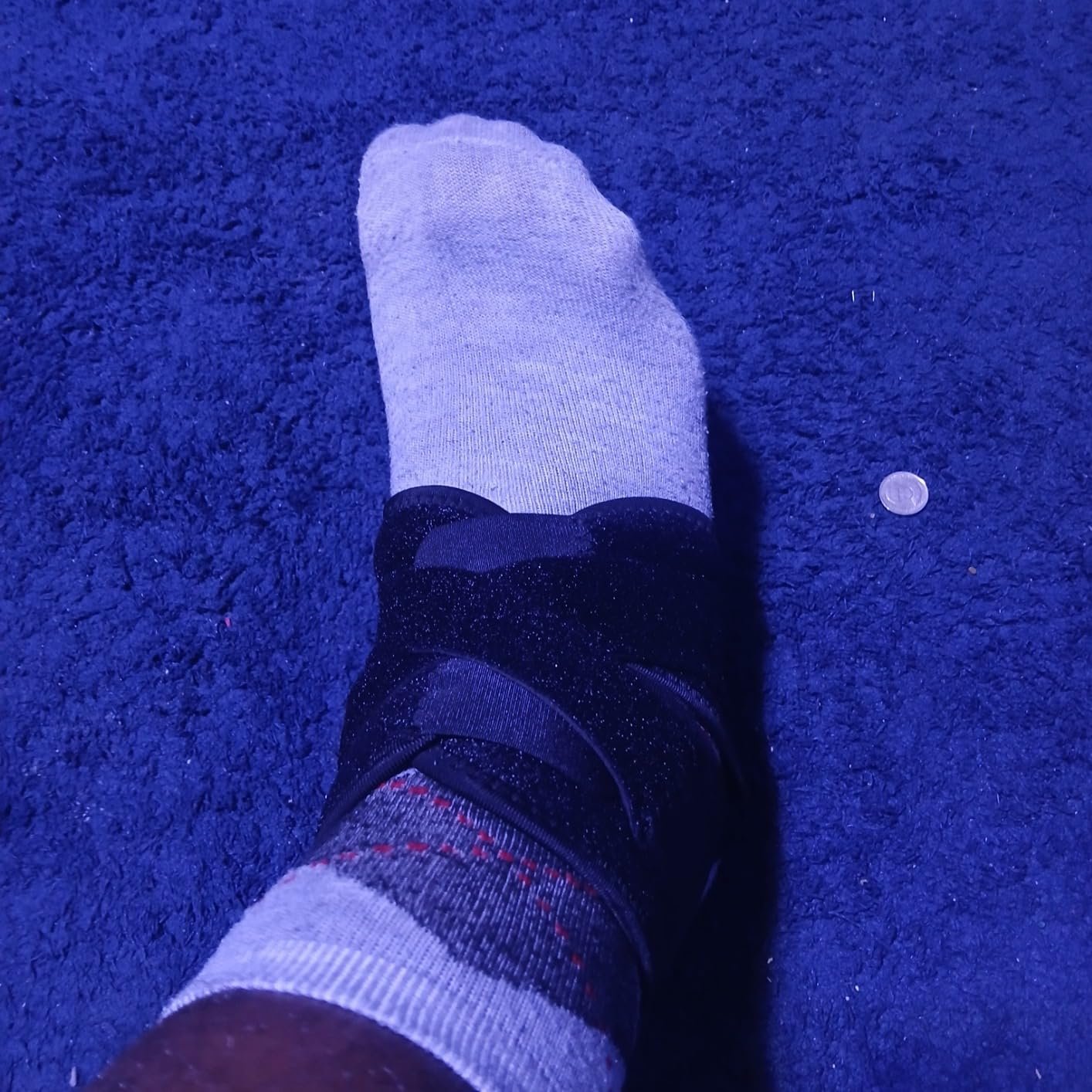 Bodyprox Ankle Support Brace. Breathable Neoprene Sleeve. Adjustable Wrap! (1 Pack) photo review