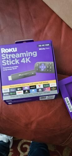 Roku Streaming Stick 4K - HDR & Dolby Vision Roku Streaming Device for TV with Voice Remote & Long-Range Wi-Fi - Free & Live TV photo review