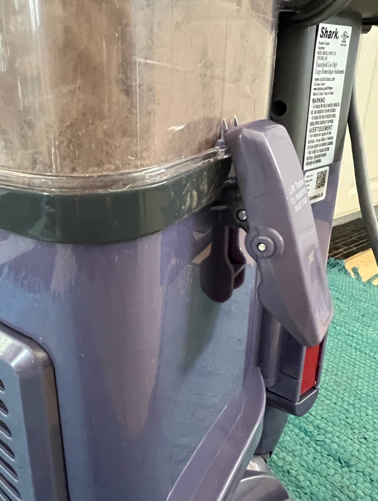 Shark Upright Vacuum. Navigator Lift-Away Deluxe with Large Dust Cup Capacity. HEPA Filter. Swivel Steering. Upholstery Tool & Crevice Tool. Blue. NV360 photo review