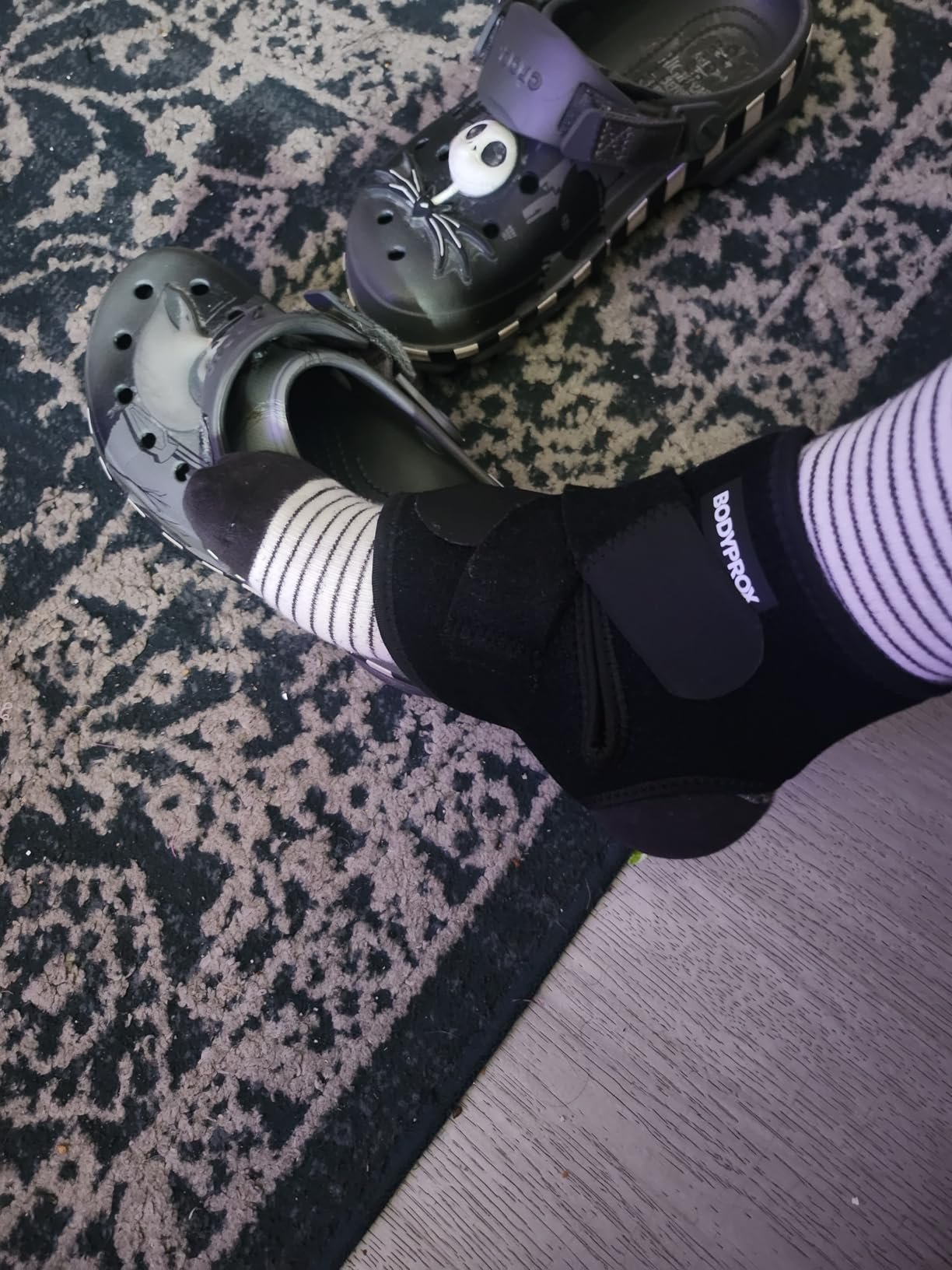 Bodyprox Ankle Support Brace. Breathable Neoprene Sleeve. Adjustable Wrap! (1 Pack) photo review