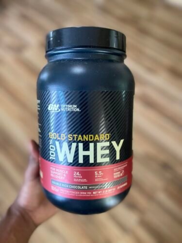 Optimum Nutrition Gold Standard 100% Whey Protein Powder. Chocolate Peanut Butter. 2 Pound (Packaging May Vary) photo review