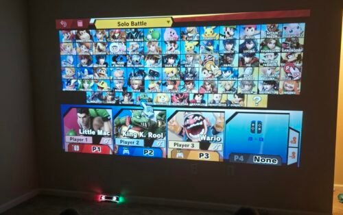 Official Licensed Google TV Smart Projector. HAPPRUN 4K UHD Home Theater with Dolby Sound. Wi-Fi & Bluetooth. Built-in Streaming Apps. Compatible with Games Consoles & Smartphone. Indoor & Outdoor Use photo review