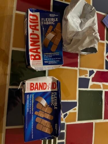 Band-Aid Brand Flexible Fabric Adhesive Bandages. Comfortable Flexible Protection & Wound Care of Minor Cuts & Scrapes. Quilt-Aid Technology to Cushion Painful Wounds. All One Size. 30 ct photo review