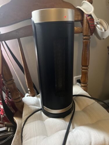 DREO Space Heater. 1500W Electric Heaters for Indoor Use with Thermostat. 70° Oscillation. 8 Safety Protections. 5 Modes. Remote. 12H Timer. Quiet Portable Heater for Office. Bedroom. Large Room photo review