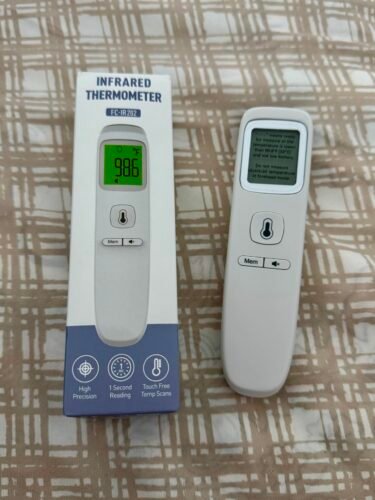 No-Touch Thermometer for Adults and Kids. Accurate Digital Baby Thermometer. Fever Alarm & Silent Mode. 2 in 1 Forehead & Object Mode photo review