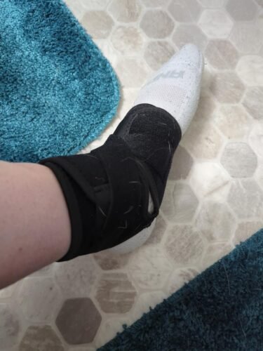 Bodyprox Ankle Support Brace. Breathable Neoprene Sleeve. Adjustable Wrap! (1 Pack) photo review
