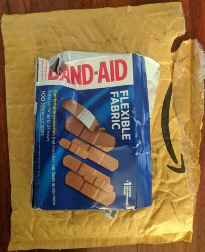 Band-Aid Brand Flexible Fabric Adhesive Bandages. Comfortable Flexible Protection & Wound Care of Minor Cuts & Scrapes. Quilt-Aid Technology to Cushion Painful Wounds. All One Size. 30 ct photo review