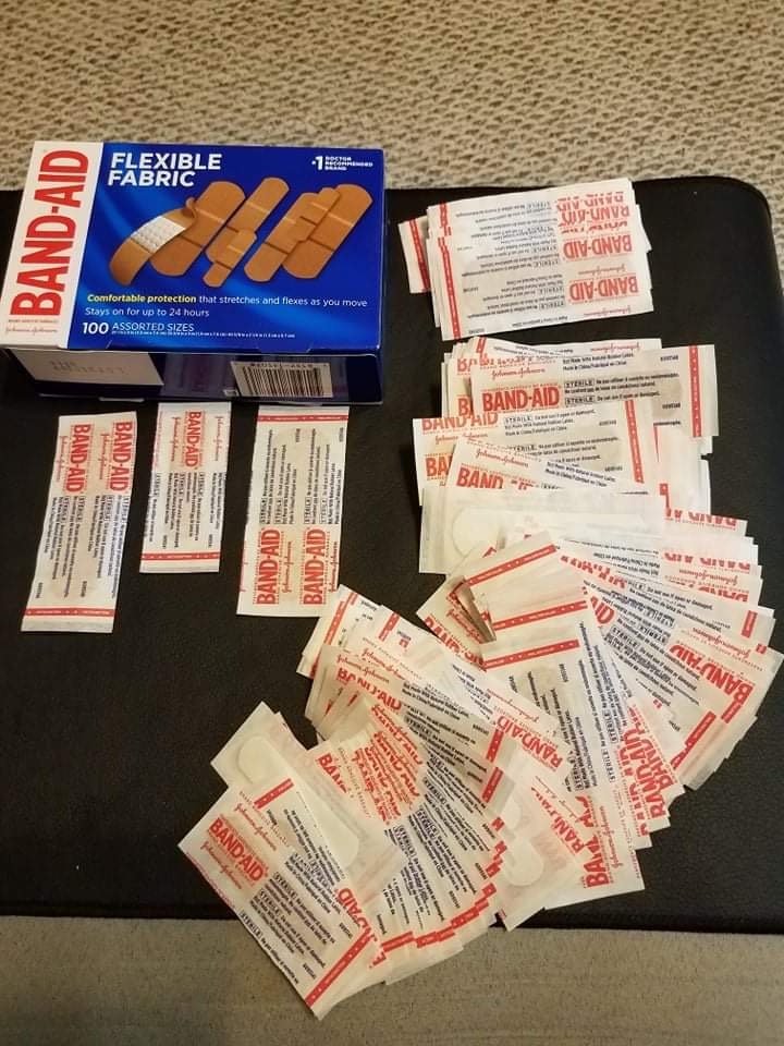 Band-Aid Brand Flexible Fabric Adhesive Bandages. Comfortable Flexible Protection & Wound Care of Minor Cuts & Scrapes. Quilt-Aid Technology to Cushion Painful Wounds. All One Size. 30 ct photo review