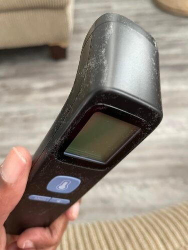 No-Touch Thermometer for Adults and Kids. Accurate Digital Baby Thermometer. Fever Alarm & Silent Mode. 2 in 1 Forehead & Object Mode photo review