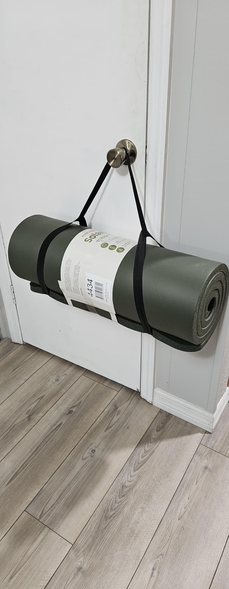 Retrospec Solana Yoga Mat 1 Thick w/Nylon Strap for Men & Women - Non Slip Exercise Mat for Home Yoga. Pilates. Stretching. Floor & Fitness Workouts photo review