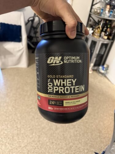 Optimum Nutrition Gold Standard 100% Whey Protein Powder. Chocolate Peanut Butter. 2 Pound (Packaging May Vary) photo review