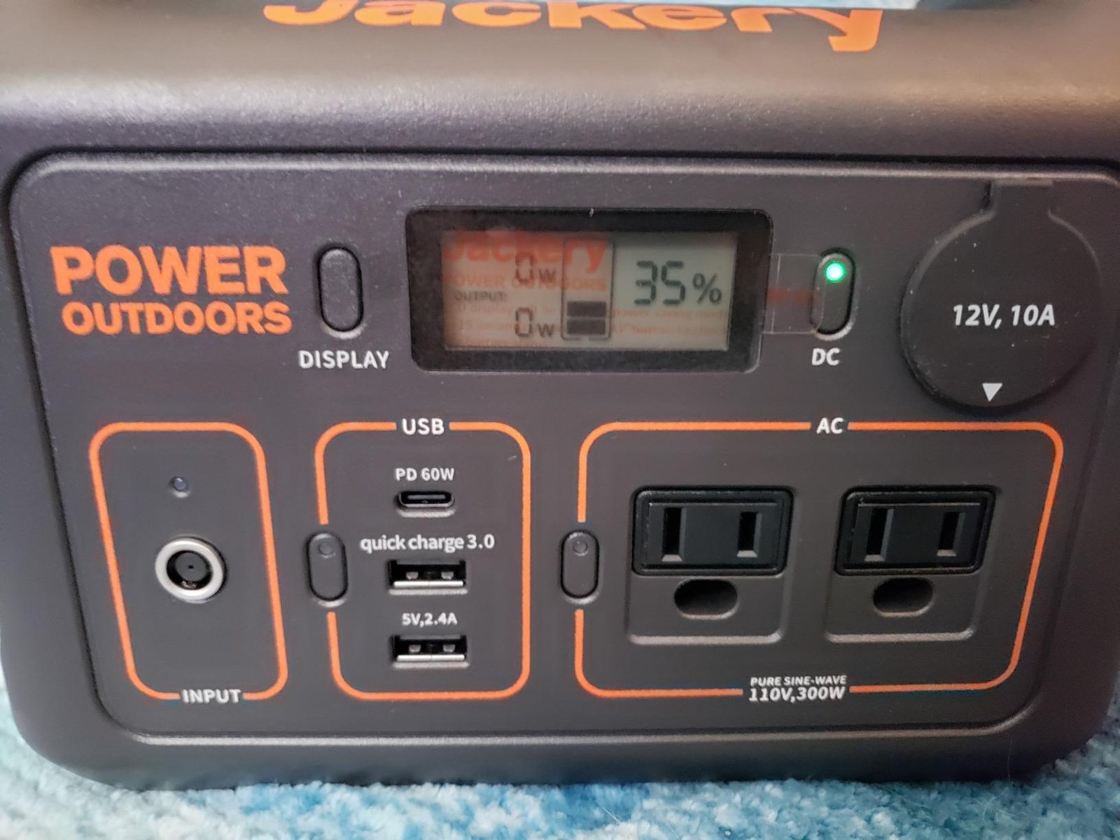 Jackery Portable Power Station Explorer 300. 293Wh Backup Lithium Battery. Solar Generator for Outdoors Camping Travel Hunting Blackout (Solar Panel Optional) photo review