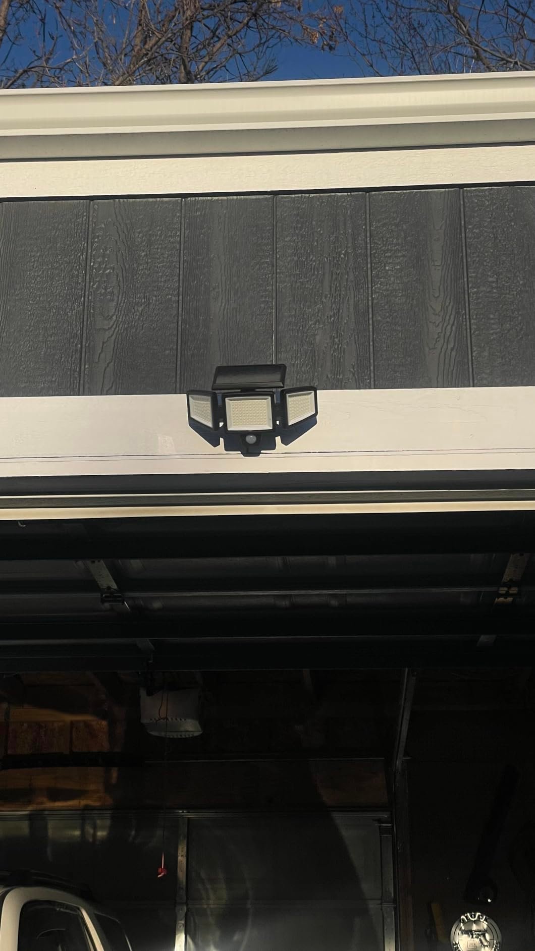 Tuffenough Solar Outdoor Lights 2500LM 210 LED Security Lights with Remote Control.3 Heads Motion Sensor Lights. IP65 Waterproof.270° Wide Angle Flood Wall Lights with 3 Modes(2 Packs) photo review