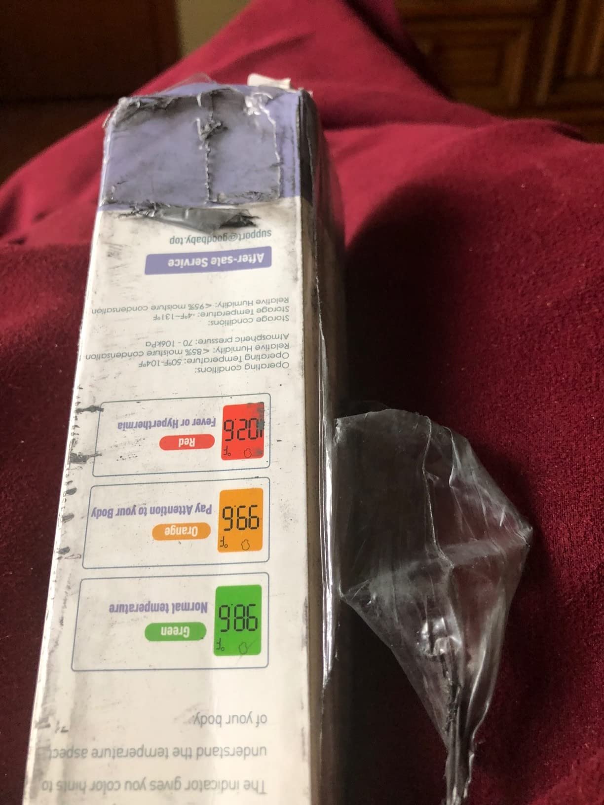 No-Touch Thermometer for Adults and Kids. Accurate Digital Baby Thermometer. Fever Alarm & Silent Mode. 2 in 1 Forehead & Object Mode photo review