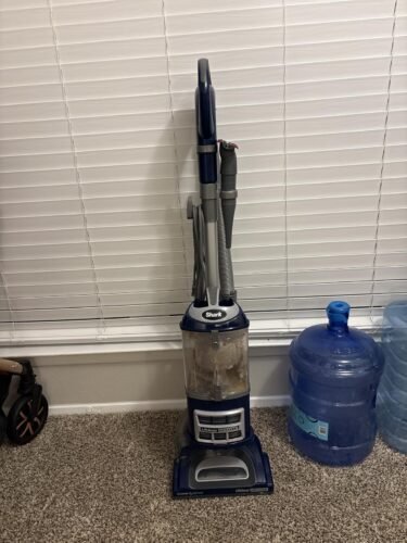 Shark Upright Vacuum. Navigator Lift-Away Deluxe with Large Dust Cup Capacity. HEPA Filter. Swivel Steering. Upholstery Tool & Crevice Tool. Blue. NV360 photo review