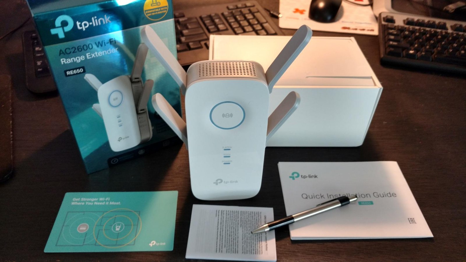 TP-Link WiFi Extender with Ethernet Port. Dual Band 5GHz/2.4GHz. Up to 44% More Bandwidth Than Single Band. Covers Up to 1200 Sq.ft and 30 Devices. Signal Booster Amplifier Supports OneMesh(RE220) photo review