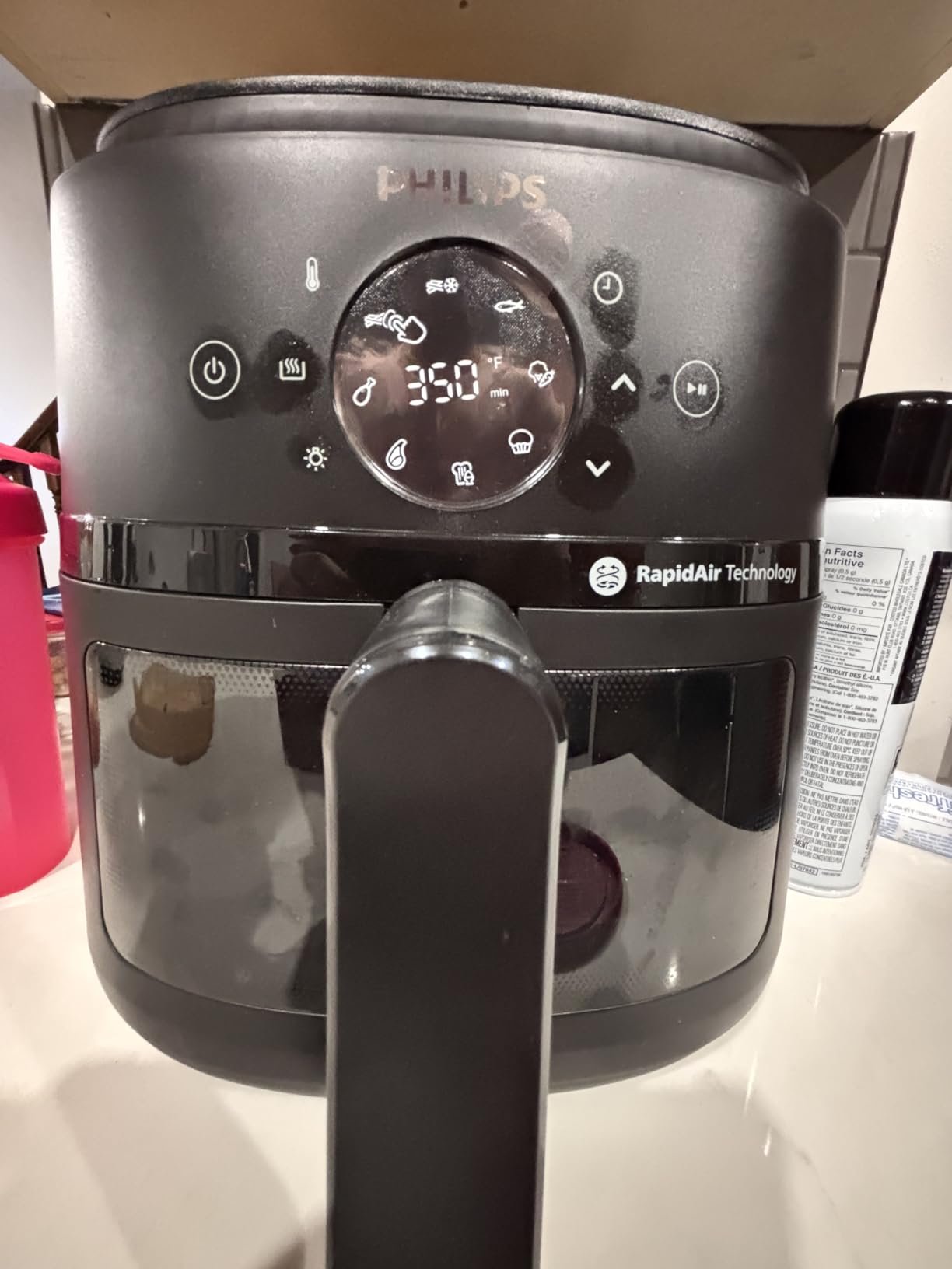 Philips 2000 Series Airfryer - RapidAir Technology. 13-in-1 Ways to Cook. 4.4QT Capacity. Healthier Meals Up to 90% Less Fat. Easy to Clean. Dishwasher Safe. Touchscreen Control. HomeID App (NA221/00) photo review
