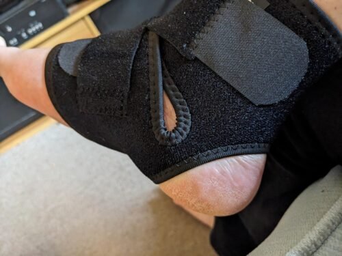 Bodyprox Ankle Support Brace. Breathable Neoprene Sleeve. Adjustable Wrap! (1 Pack) photo review