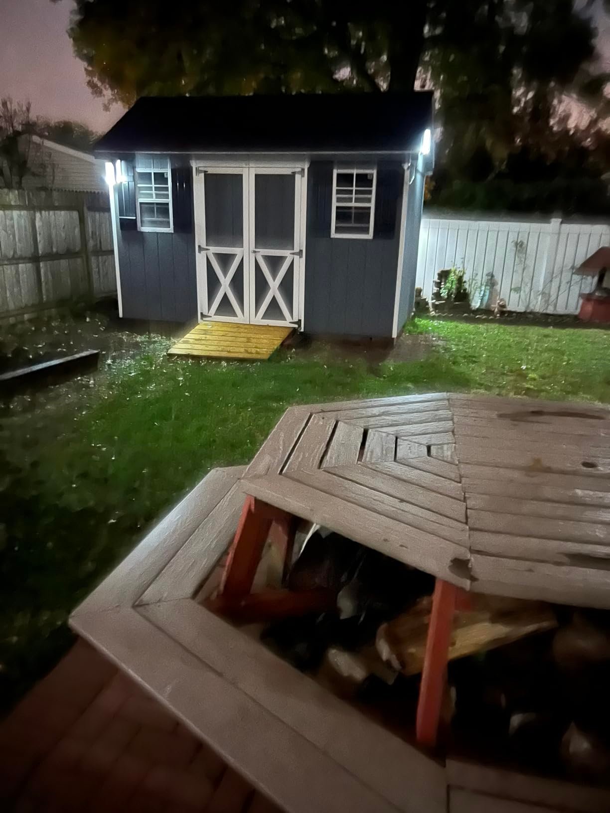 Tuffenough Solar Outdoor Lights 2500LM 210 LED Security Lights with Remote Control.3 Heads Motion Sensor Lights. IP65 Waterproof.270° Wide Angle Flood Wall Lights with 3 Modes(2 Packs) photo review