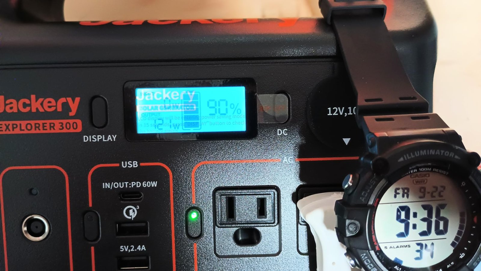 Jackery Portable Power Station Explorer 300. 293Wh Backup Lithium Battery. Solar Generator for Outdoors Camping Travel Hunting Blackout (Solar Panel Optional) photo review