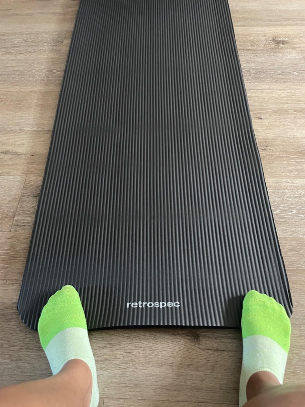 Retrospec Solana Yoga Mat 1 Thick w/Nylon Strap for Men & Women - Non Slip Exercise Mat for Home Yoga. Pilates. Stretching. Floor & Fitness Workouts photo review