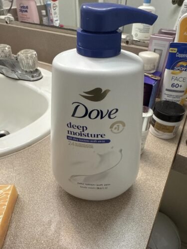 Dove Body Wash Deep Moisture for 24hr Lotion-Soft Skin Moisture Moisturizing Skin Cleanser with No Sulfates No Parabens 30.6 oz photo review