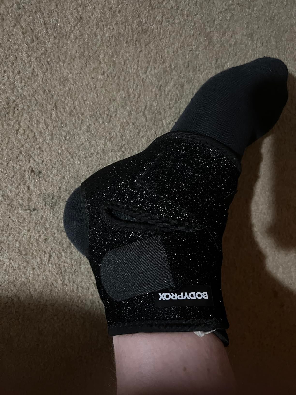 Bodyprox Ankle Support Brace. Breathable Neoprene Sleeve. Adjustable Wrap! (1 Pack) photo review
