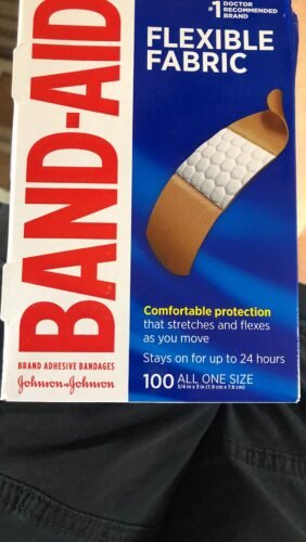 Band-Aid Brand Flexible Fabric Adhesive Bandages. Comfortable Flexible Protection & Wound Care of Minor Cuts & Scrapes. Quilt-Aid Technology to Cushion Painful Wounds. All One Size. 30 ct photo review