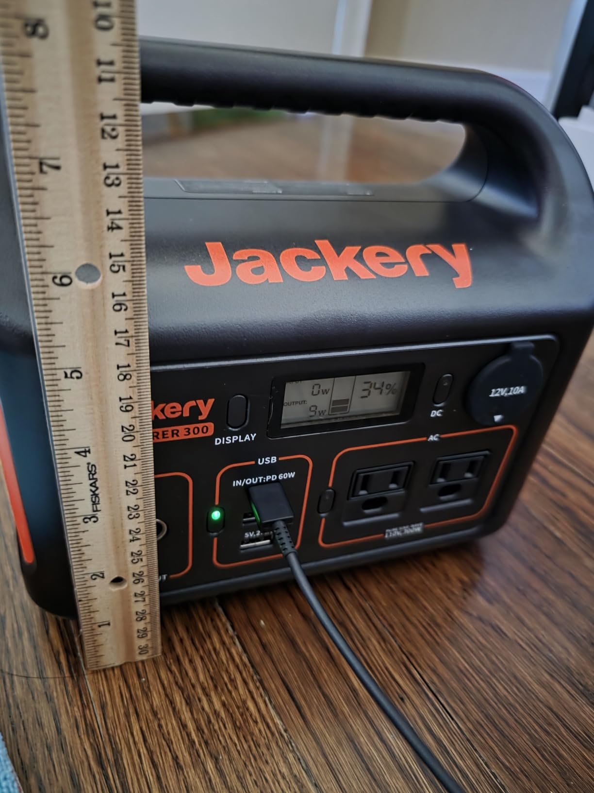Jackery Portable Power Station Explorer 300. 293Wh Backup Lithium Battery. Solar Generator for Outdoors Camping Travel Hunting Blackout (Solar Panel Optional) photo review