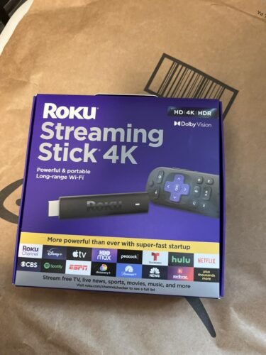 Roku Streaming Stick 4K - HDR & Dolby Vision Roku Streaming Device for TV with Voice Remote & Long-Range Wi-Fi - Free & Live TV photo review